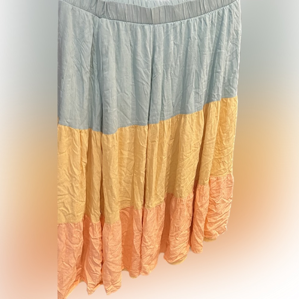 Torrid maxi color block skirt